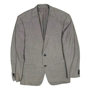 Ermenegildo Zegna Light Gray Glen Plaid Sport Coat